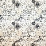 Woven Cloth Clock Ecru - Ribes y Casals