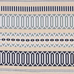 Tapicería Jacquard Bayadera Azul - Ribes y Casals