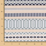 Tapicería Jacquard Bayadera Azul - Ribes y Casals