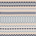 Tapicería Jacquard Bayadera Azul - Ribes y Casals