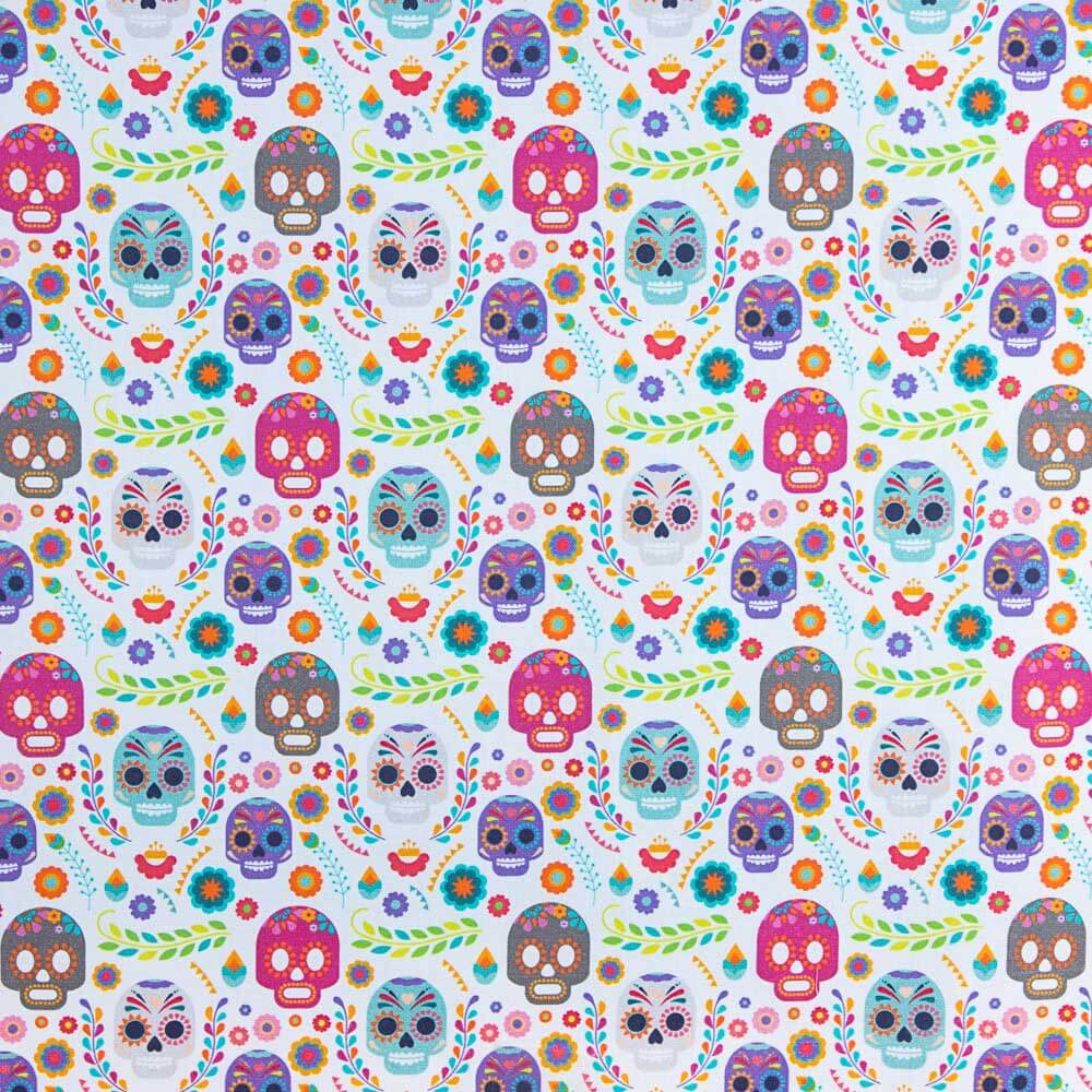 White Skulls Fine Canvas - Ribes y Casals