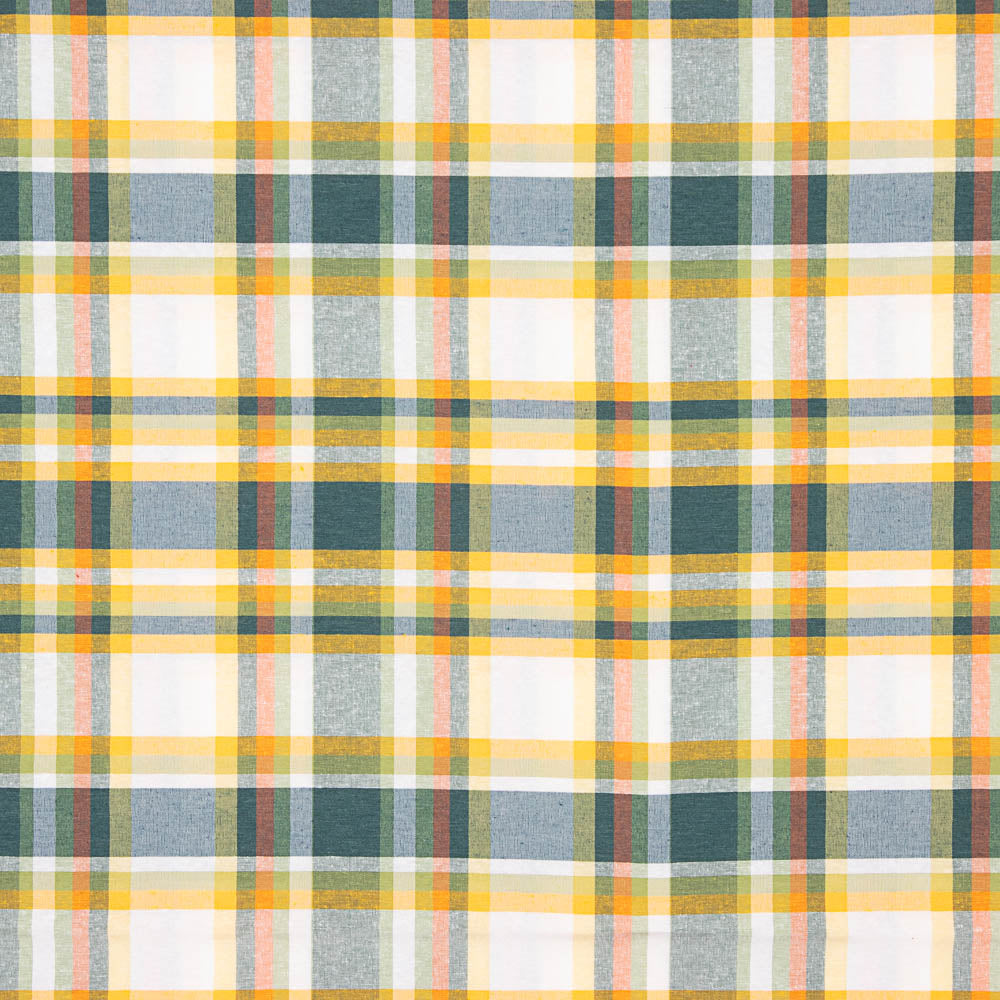 Canvas Checked Window Yellow – Blue - Ribes y Casals