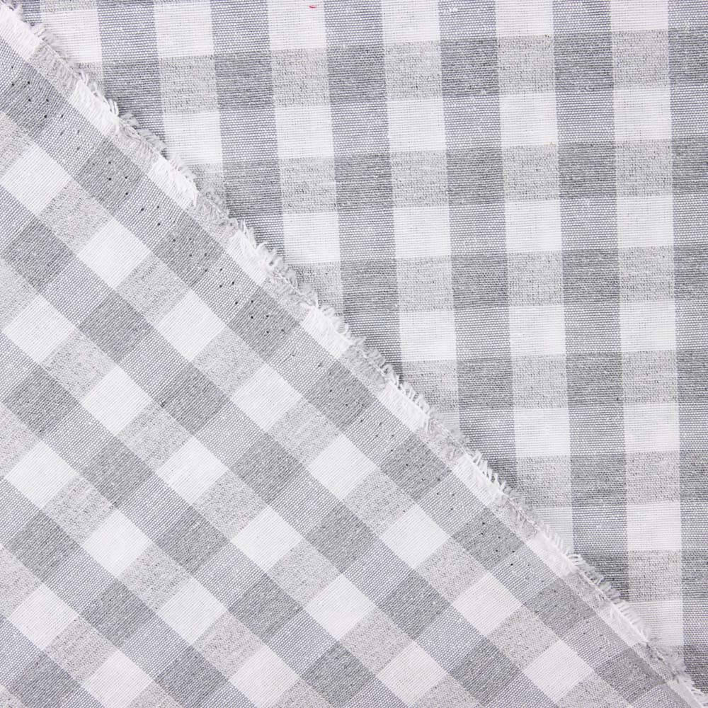 Canvas Checked Maxi Gray - Ribes y Casals