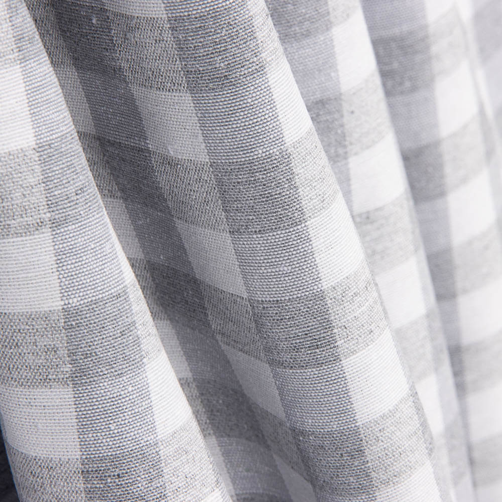 Canvas Checked Maxi Gray - Ribes y Casals
