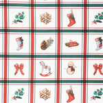Canvas Christmas Squares Bows - Ribes y Casals