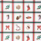 Canvas Christmas Squares Bows - Ribes y Casals