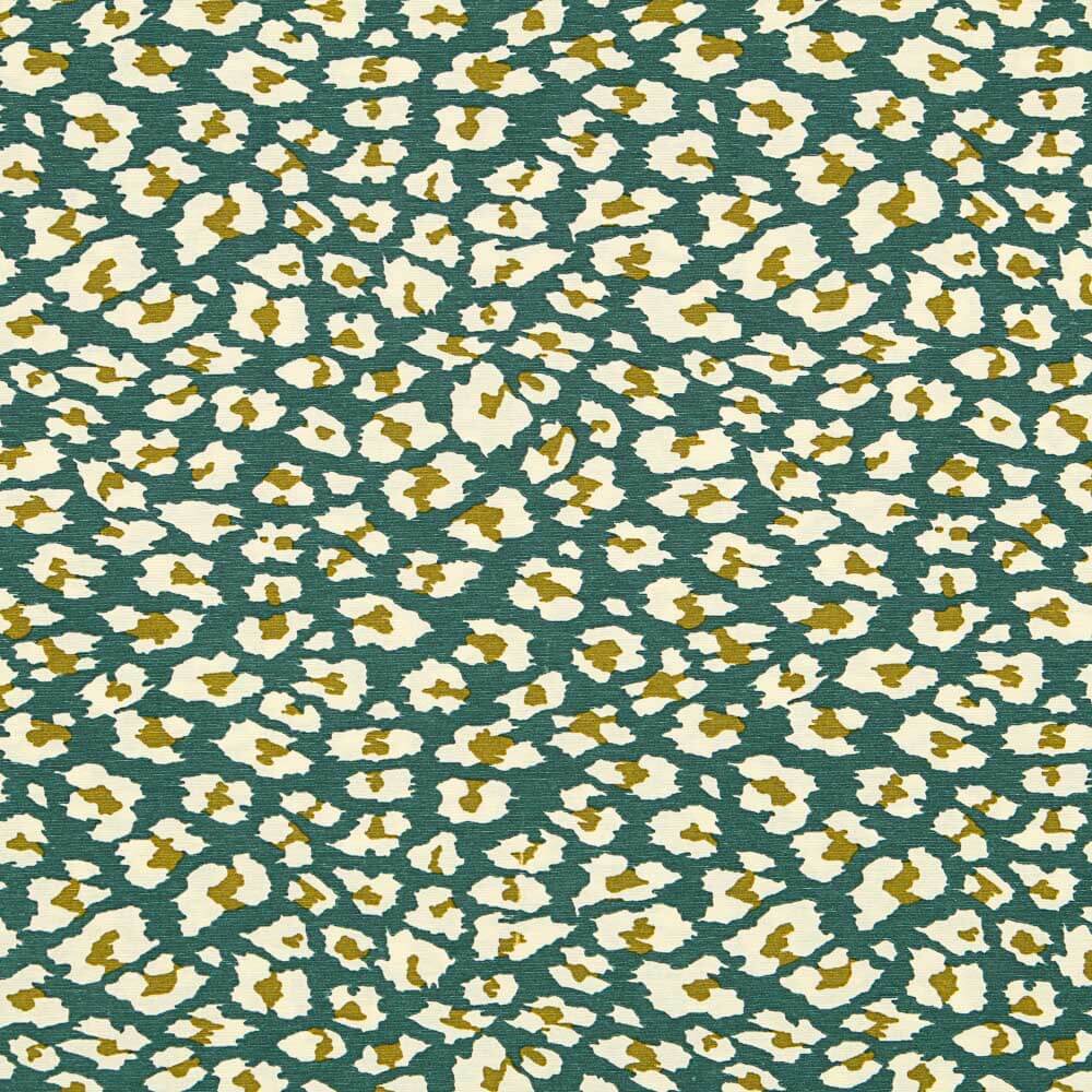 Duck Blue Leopard Print Canvas - Ribes y Casals