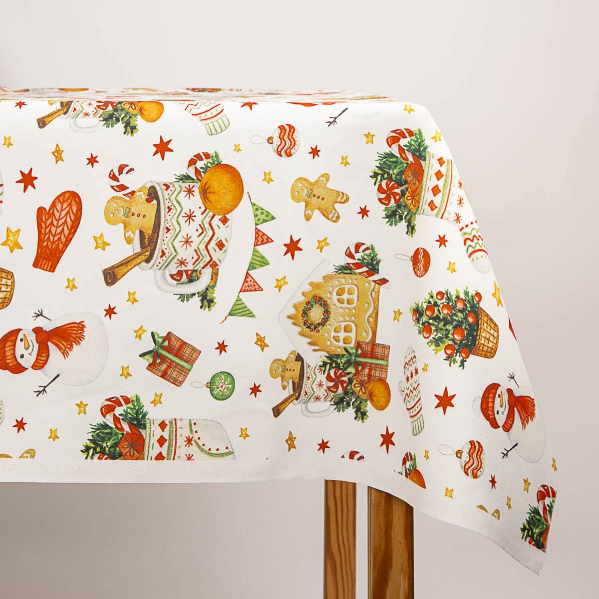 Christmas Print Panama Tablecloth - Ribes y Casals