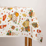 Christmas Print Panama Tablecloth - Ribes y Casals