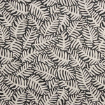 Black Leaf Jacquard Canvas - Ribes y Casals