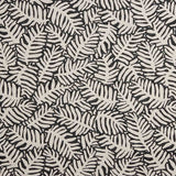 Black Leaf Jacquard Canvas - Ribes y Casals