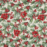 Christmas Lurex Canvas Poinsettia - Ribes y Casals
