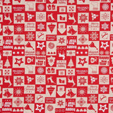 Tela Mantel Navidad Rojo Año Nuevo - Ribes y Casals