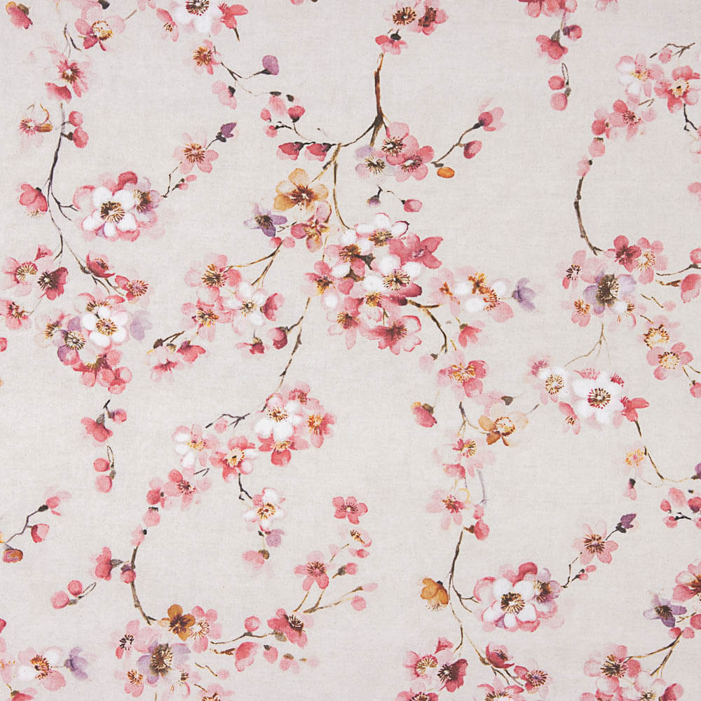 Pink Spring Cretonne Canvas - Ribes y Casals