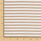 Loneta Rayas 9mm Beige - Ribes y Casals