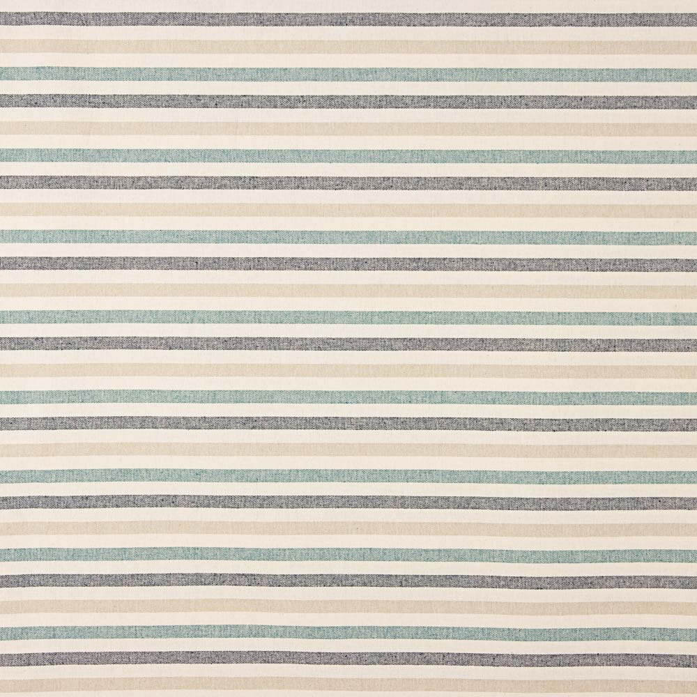 Blue-Gray Striped Cotton Canvas - Ribes y Casals