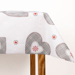 Stain-Resistant Canvas with Hearts and Stars - Ribes y Casals
