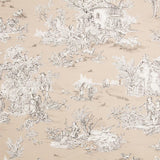 Retal Loneta Toile De Jouy Tostado 130x280 cm - Ribes y Casals