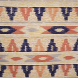 Canvas Printed Bayaderas Beige Blue - Ribes y Casals