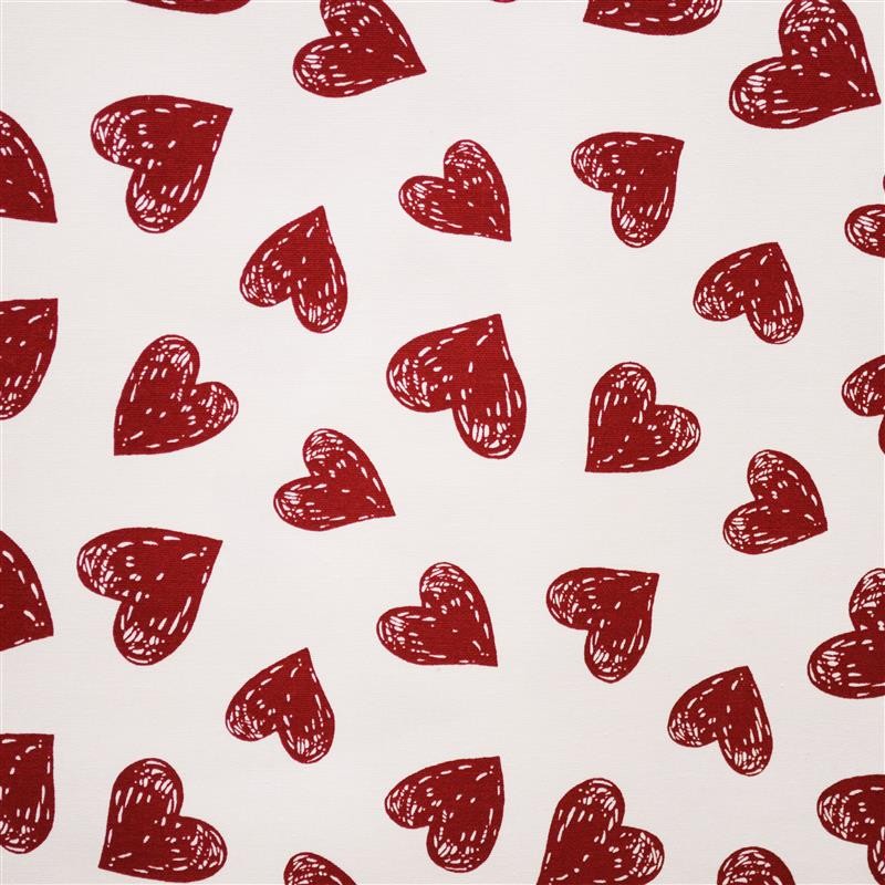 Canvas Printed Hearts Reds - Ribes y Casals