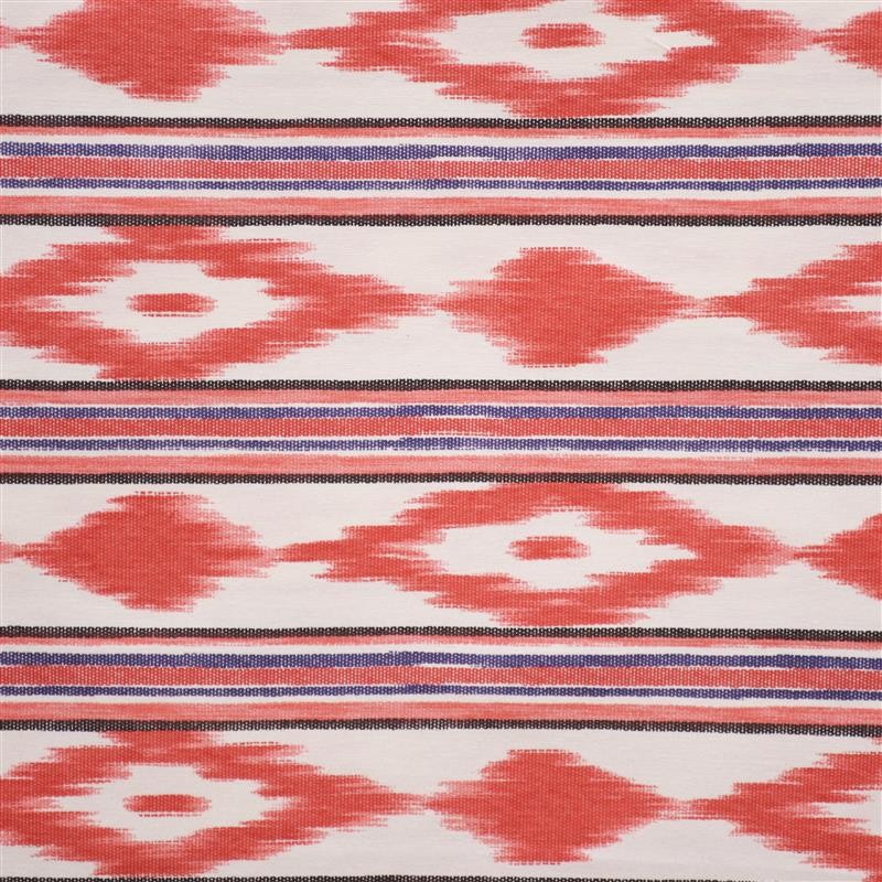 Canvas Printed Majorquine print Red - Ribes y Casals