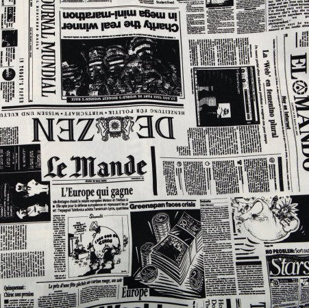 Canvas Printed Newspaper - Ribes y Casals