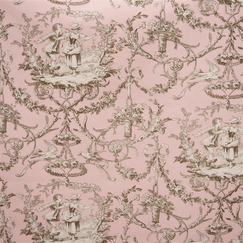 Toile de Jouy Pink Printed Slices - Ribes y Casals