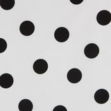 Dots 35mm Spandex White Black - Ribes y Casals