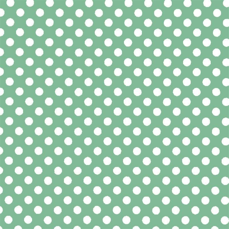 Dot Poplin Cartuja Aqua/White - Ribes y Casals