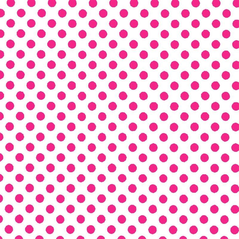 Dot Poplin Cartuja White/Fuchsia - Ribes y Casals