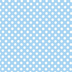 Dot Poplin Cartuja Sky Blue/White - Ribes y Casals