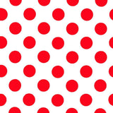 Dot Poplin Goya White/Red - Ribes y Casals