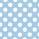 Dot Poplin Goya Sky Blue/White - Ribes y Casals