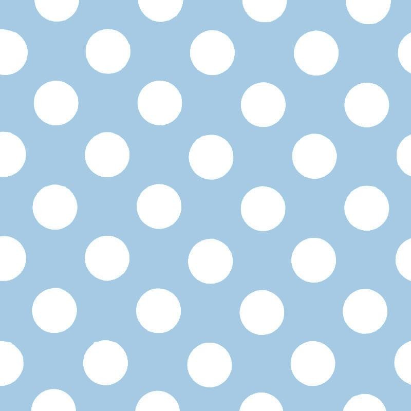 Dot Poplin Goya Sky Blue/White - Ribes y Casals