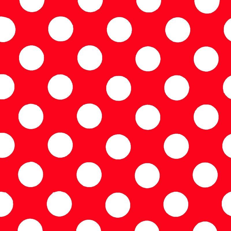 Dot Poplin Goya Red/White - Ribes y Casals