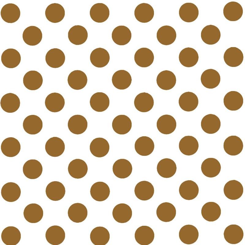 Dot Poplin Sombra White/Camel - Ribes y Casals