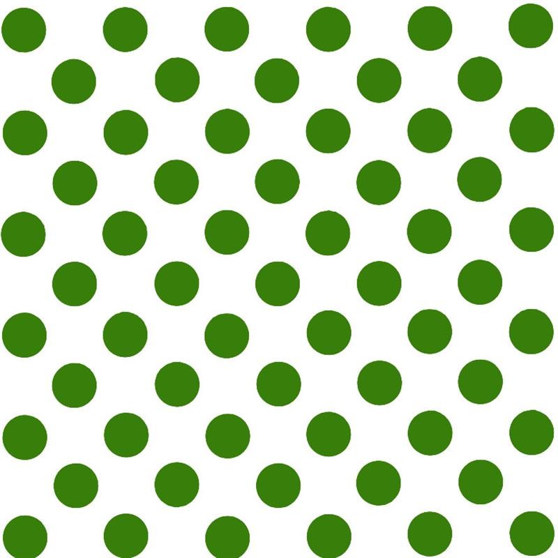 Dot Poplin Sombra White/Green - Ribes y Casals