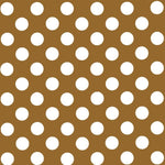 Dot Poplin Sombra Camel/White - Ribes y Casals