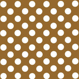 Dot Poplin Sombra Camel/White - Ribes y Casals