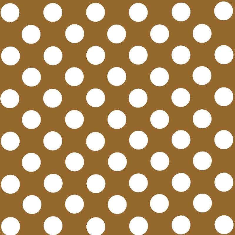 Dot Poplin Sombra Camel/White - Ribes y Casals