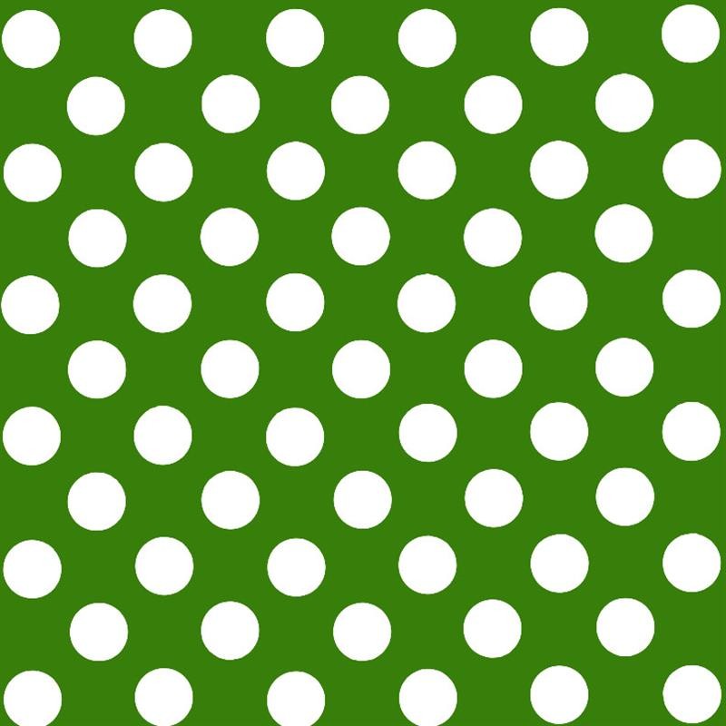 Dot Poplin Sombra Green/White - Ribes y Casals