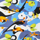 Printed Lycra Aquarium White Background - Ribes y Casals