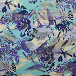 Tele Lycra Estampada Machas Degradé Azul - Ribes y Casals
