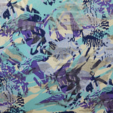 Tele Lycra Estampada Machas Degradé Azul - Ribes y Casals