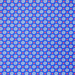 Printed Lycra Flower Geometric Electric - Ribes y Casals