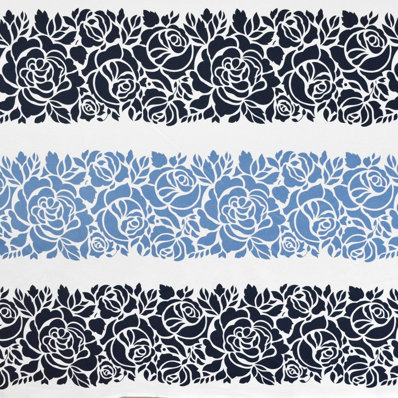 Printed Lycra Floral Bicolor - Ribes y Casals