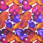 Lycra Estampada Hojas Naranja - Ribes y Casals