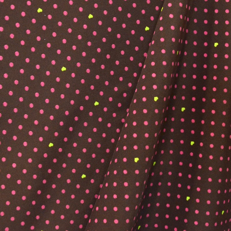 Printed Lycra Dots Fuchsia - Ribes y Casals