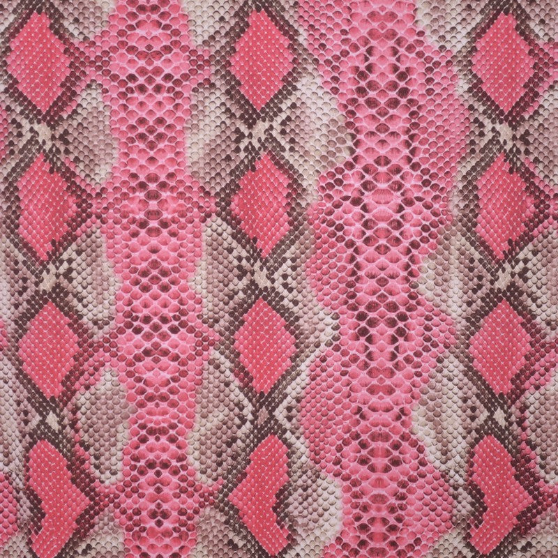 Lycra Printed Snake Fuchsia - Ribes y Casals