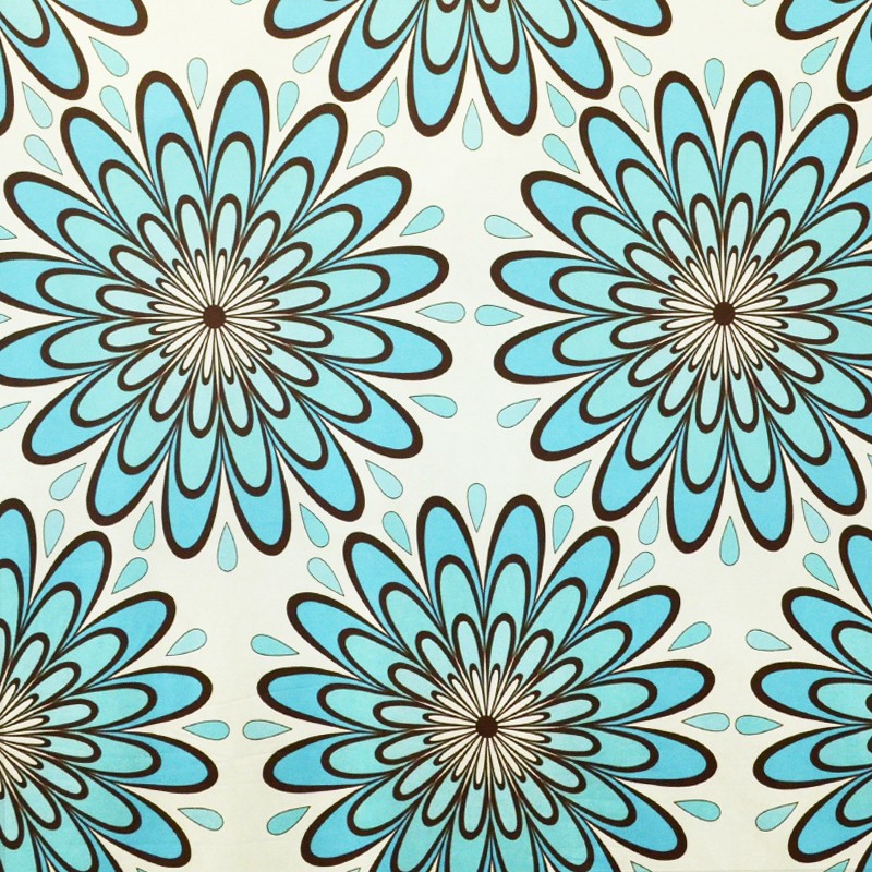 Tele Lycra Estampada Machas Degradé Azul - Ribes y Casals